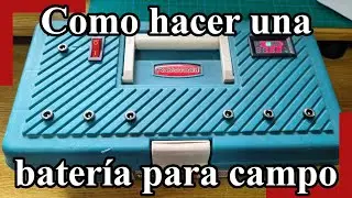 Como hice una bateria para utilizar fuera de casa