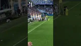 Пари НН - Зенит, выход на поле 