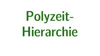 Polyzeit-Hierarchie #2 - Definition der Polyzeit-Hierarchie mit Orakel-Turingmaschinen