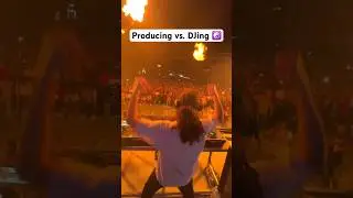 Producing vs. DJing , the perfect opposites 🔥☯️ #shorts