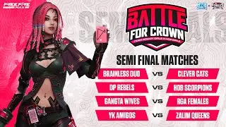 TD Girls X HOB Girls Clash Squad Semi Final Day 11 | with host & Hamza Farooqui | Sallu and Dowdy