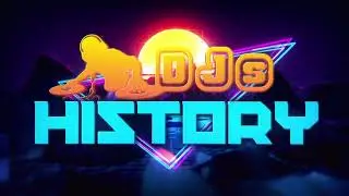 DJsHistory Logo Retro Opener 3D