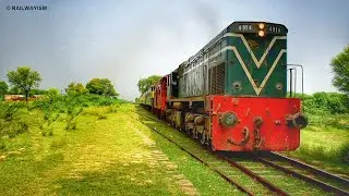 PDK Shuttle1-UP Depart From Haranpur Lead By GMCU 15-4914 In LHF Mode #pakistanrailways #haranpur
