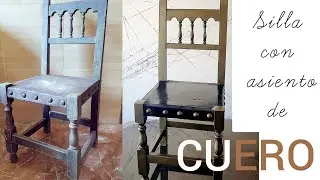 Ремонт стула с сидением из кожи