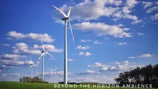 Wind Turbine Sounds | Soothing Ambience | Screensaver