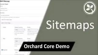 Sitemaps - Orchard Core Demo