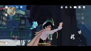 Venti is scared of the Dog by @luvkeiji on TikTok - Genshin Impact