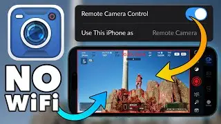 Blackmagic Camera Remote Control on iPhone — No WiFi Needed!