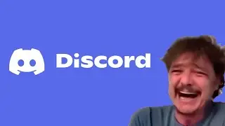 Pedro Pascal crying to the Discord New Logo