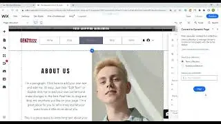 Converting Static Page into Dynamic Page in Wix | Wix Tutorial