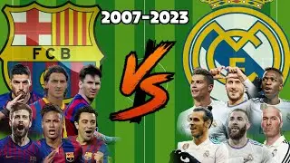 FC Barcelona 🆚 Real Madrid💪(2007-2023)