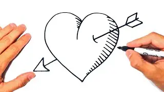 How to draw a Heart Step by Step | Heart Drawing Lesson