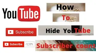 How to hide subscribers on YouTube