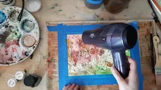 Abstract Floral Arrangement | Watercolor Time lapse | Watercolor with Hollis