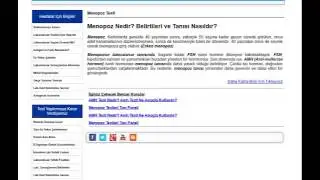 Menopoz testi - Gelisimlab.com.tr