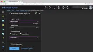 Create Azure Container Registry
