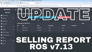 Menampilkan Laporan Penjualan Mikhmon di ROS v7.13