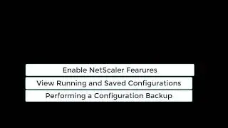 CNS-218-2i NetScaler Essentials: Module1 Exercise 2