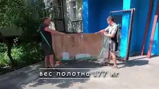монтаж входной двери