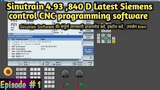 Sinutrain 4.93 ,840D latest Siemens control programming software Full information | sinutrain 4.93