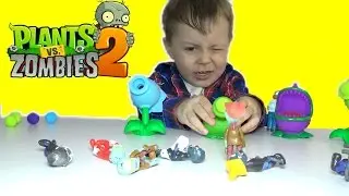 Plants vs Zombie. Plastic toys from Aliexpress