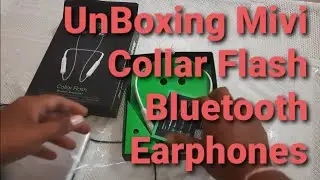 UnBoxing Mivi Collar Flash Bluetooth Earphones