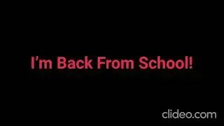 I’m Back From School and I Saw Flash