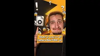 لك كل ما تحتاج معرفته عن ال Camera Raw Filter