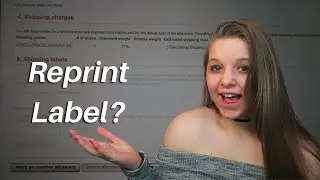 Reprinting A shipping label for FBA? | How to sell on amazon