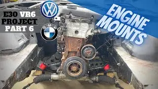 CUSTOM ENGINE MOUNT FABRICATION - E30 VR6 PROJECT PART 6