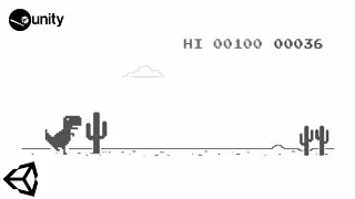 T-Rex Chrome game in Unity | Project Dino