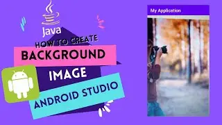 How to Create background image in android studio||Android studio Tutorials points.