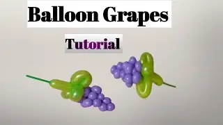 Balloon grapes// Balloon grape clusters/ grape balloon decorations
