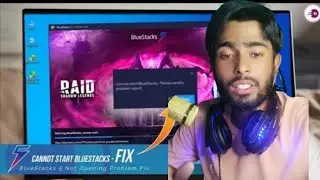 Cannot start BlueStacks please senda problem report - Problem Fix in BlueStacks