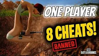 ONE Player Using 8 Different Cheats?! | PUBG PC