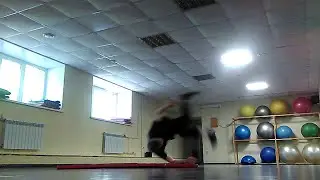 Самостраховка из положения выпад...