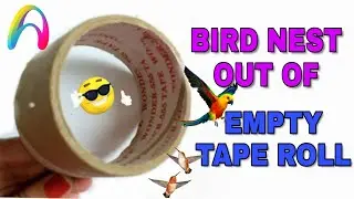 Best out of waste | How to make Bird nest  | making bird nast