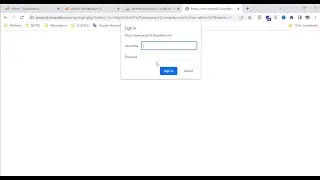 Authentication required Wordpress