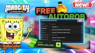 🤑OP! Roblox Mad City FREE AUTOROB WITH SERVERHOP HACK / SCRIPT!💲💰[INFINITE CASH]