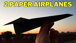 How to make a Paper Airplane that Flies Far - 2 planes by @mahirorigami