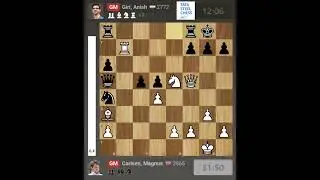 Magnus Carlsen Vs Anish Giri | Round 2 | Tata Steel Chess Masters 2022