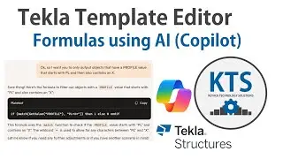 KTS - AI for Tekla Template Editor Formulas