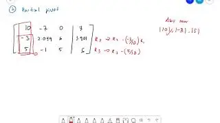 EAA211/2 - Naïve & Partial Pivot Gaussian Elimination