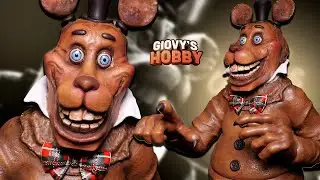 Making Freddy Sculpture from FNAF JR