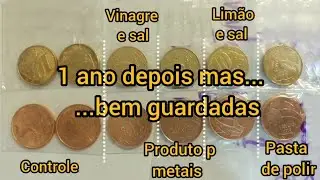 Experimento sobre oxidação de moedas. Parte 4 - Resposta