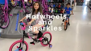 Hotwheels and Sparkle Bike
