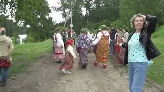 Муромцево 9 июня   2022г  в П Павловке Народный праздник Семик