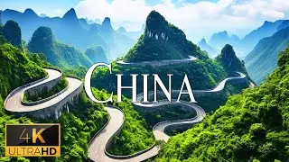 FLYING OVER CHINA (4K Video UHD) - Relaxing Piano Music With Beautiful Nature Film For Stress Relief