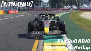 RB18 Onboard Albert Park Hotlap [1:19:089] |  F1 22