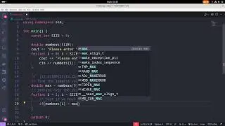 Finding the maximum and minimum values in an array